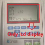Compatible Replacement LCD Screen for Santinelli Nidek LE-7070 Edging Machine