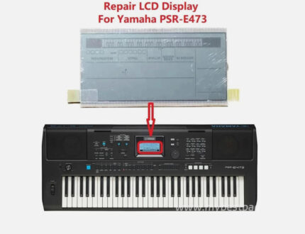 1 Pcs LCD for Yamaha PSR-E473 LCD Screen Display Panel Repair Replacement