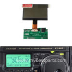 YAESU FT-897 Ft-897D LCD Display Replacement Part 'zebra Stripes' Issue