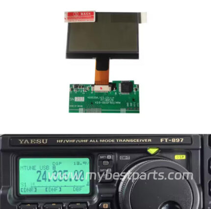 YAESU FT-897 Ft-897D LCD Display Replacement Part 'zebra Stripes' Issue