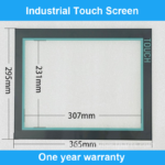 Touch Screen Panel Glass AMT2839 0283900B 1071.0043 A103200338 + Overlay Film - Image 3