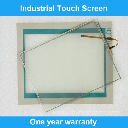 Touch Screen Panel Glass Digitizer MP370-12 6AV6545-0DA10-0AX0 + Overlay Film